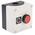 Siemens Enclosed Push Button - SPST, Plastic, Red, O, IP66, IP67, IP69
