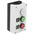 Siemens Enclosed Push Button - SPDT, Plastic, Green, Red, White, IP66, IP67, IP69