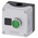 Siemens Enclosed Push Button - SPST, Metal, Green, I, IP66, IP67, IP69