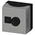 Siemens Push Button Control Station - SPST, Plastic, 1 Cutouts, Black, O, IP66, IP67, IP69