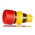 EAO 61 Series Twist Release Illuminated Emergency Stop Push Button, Panel Mount, 16mm Cutout, IP65