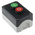 Schneider Electric Spring Return Enclosed Push Button - SPST, SPST, Polycarbonate, 2 Cutouts, Red/Green, I/O, IP66,