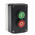 Schneider Electric Spring Return Enclosed Push Button - SPST, SPST, Polycarbonate, 2 Cutouts, Red/Green, I/O, IP66,