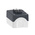 Schneider Electric Spring Return Enclosed Push Button, Polycarbonate, 1 Cutouts, Black/White, Down Arrow, Up Arrow,