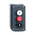 Schneider Electric Spring Return Enclosed Push Button - SPST, Polycarbonate, 3 Cutouts, Black, Red, White, Yes, IP66,