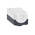 Schneider Electric Spring Return Enclosed Push Button - SPST, Polycarbonate, 3 Cutouts, Black, Red, White, Yes, IP66,