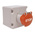Craig & Derricott Pull to Reset (Stop) Push Button Control Station - SPDT, Die Cast Aluminium, Red, STOP, IP65