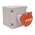 Craig & Derricott Pull to Reset (Stop) Push Button Control Station - SPDT, Die Cast Aluminium, Red, STOP, IP65