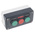 Schneider Electric Spring Return Enclosed Push Button - 2NO, SPST, Polycarbonate, Green, Red, IP66, IP67, IP69K