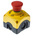 Lovato S1PY Series Twist Release Emergency Stop Push Button, Surface Mount, 1NC, IP66, IP67, IP69K