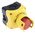 Lovato S1P Series Pull Release Emergency Stop Push Button, Surface Mount, 1NC, IP66, IP67, IP69K