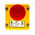 IDEM ES Series Twist Release Emergency Stop Push Button, Surface Mount, 2NC + 1NO, IP67