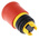 Eaton Twist Release Emergency Stop Push Button, Panel Mount, 22mm Cutout, IP66, IP69K