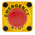 APEM A02ES-I Series Twist Release Emergency Stop Push Button, Panel Mount, 22mm Cutout, 2NC, IP65