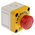 APEM A02ES-I Series Twist Release Emergency Stop Push Button, Panel Mount, 22mm Cutout, 2NC, IP65