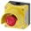 Siemens 3SU1 Series Twist Release Emergency Stop Push Button, Panel Mount, 22mm Cutout, 1NO + 2NC, IP66, IP67, IP69