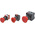 Omron A22NE-PD Series Twist Release Illuminated Emergency Stop Push Button, Panel Mount, 22mm Cutout, 2NO + 2NC, IP65