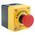 Omron A22E Series Twist Release Emergency Stop Push Button, Panel Mount, SPDT, IP65
