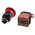 Omron A22E Series Twist Release Illuminated Emergency Stop Push Button, Panel Mount, 2NC, IP65