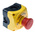 Lovato S1PY Series Pull Release Emergency Stop Push Button, Surface Mount, 1NC, IP66, IP67, IP69K