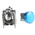 Schneider Electric, Harmony XB4, Panel Mount Blue Universal LED Pilot Light, 22mm Cutout, 24V ac/dc