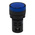RS PRO, Panel Mount Blue LED Pilot Light, 22mm Cutout, IP65, Round, 24V ac/dc