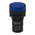 RS PRO, Panel Mount Blue LED Pilot Light, 22mm Cutout, IP65, Round, 24V ac/dc