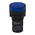 RS PRO, Panel Mount Blue LED Pilot Light, 22mm Cutout, IP65, Round, 110V ac