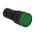 RS PRO, Panel Mount Green LED Pilot Light Complete, 16mm Cutout, IP40, Round, 230V ac