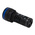 RS PRO, Panel Mount Blue LED Pilot Light, 22mm Cutout, IP65, Round, 12V ac/dc