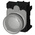 Siemens, 3SU1, Panel Mount White LED Indicator, 22mm Cutout, Round, 110V ac