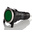 EAO, 61, Panel Mount Green LED Pilot Light, 16mm Cutout, IP65, Round