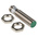 Baumer Inductive Barrel-Style Proximity Sensor, M12 x 1, 4 mm Detection, PNP Output, 10 → 30 V dc, IP67