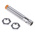 ifm electronic Inductive Barrel-Style Proximity Sensor, M12 x 1, 7 mm Detection, PNP & NPN Output, 10 → 30 V dc,