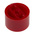 KNITTER-SWITCH Red Push Button Cap for Use with MP5 Series Push Button Switch, MPE Series Push Button Switch, 15 (Dia.)