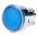Schneider Electric Harmony XB4 Series Blue Spring Return Push Button Head, 22mm Cutout, IP66, IP67, IP69K