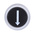RS PRO Black Spring Return Push Button Head, 22mm Cutout, IP65
