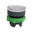 Schneider Electric ZB5 Series White Illuminated Spring Return Push Button Head, 22mm Cutout, IP66, IP67, IP69K