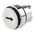 Schneider Electric Harmony XB4 Series White Spring Return Push Button Head, 22mm Cutout, IP66, IP67, IP69K