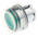 Schneider Electric Harmony XB4 Series Green Illuminated Spring Return Push Button Head, 22mm Cutout, IP66, IP67