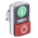 Schneider Electric Harmony XB4 Series Green, Red Illuminated Spring Return Push Button Head, 22mm Cutout, IP66, IP69K