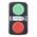 Schneider Electric Harmony XB4 Series Green, Red Illuminated Spring Return Push Button Head, 22mm Cutout, IP66, IP67,