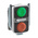 Schneider Electric Harmony XB4 Series Green, Red Illuminated Spring Return Push Button Head, 22mm Cutout, IP66, IP67,