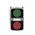 Schneider Electric Harmony XB4 Series Green, Red Illuminated Spring Return Push Button Head, 22mm Cutout, IP66, IP67,