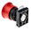 BACO Red Pull Release Push Button Head, 22mm Cutout, IP66