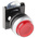 BACO Red Illuminated Stay Put Push Button Head, 22mm Cutout, IP66