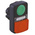 Schneider Electric Harmony XB5 Series Green, Red Spring Return Push Button Head, 22mm Cutout, IP67, IP69K