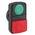 Schneider Electric Harmony XB5 Series Green, Red Spring Return Push Button Head, 22mm Cutout, IP67, IP69K