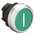 Lovato Platinum Series Green Spring Return Push Button Head, 22mm Cutout, IP66, IP67, IP69K