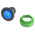 Schneider Electric Harmony ZB5 Series Blue Momentary Push Button Head, 30mm Cutout, IP66, IP67, IP69K
